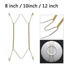 W-Type Hook 8" to 12"Inchs Wall Display Plate Dish Hangers Holder For Home Decor   112756105911